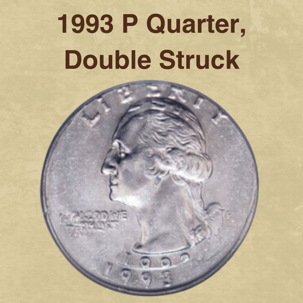 1993 P Quarter, Double Struck