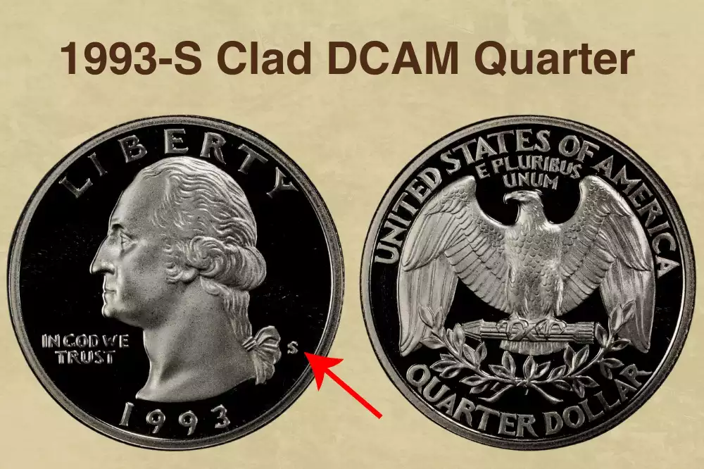 1993-S Clad DCAM Quarter Value
