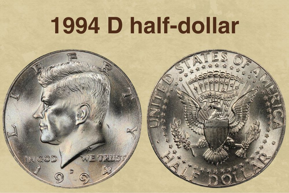 1994 D half-dollar Value
