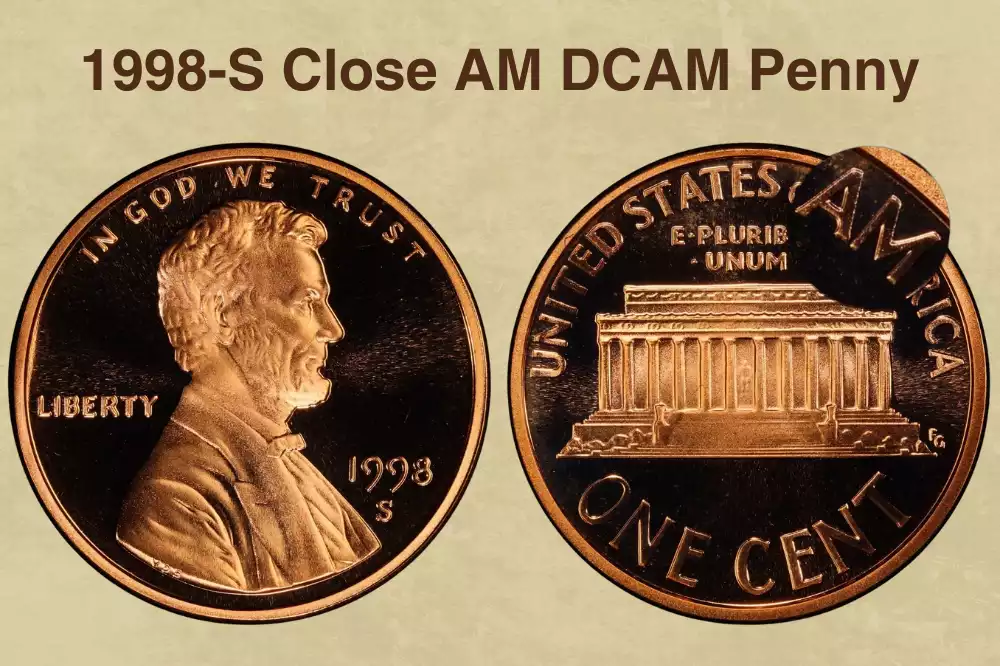 1998-S Close AM DCAM Penny Value