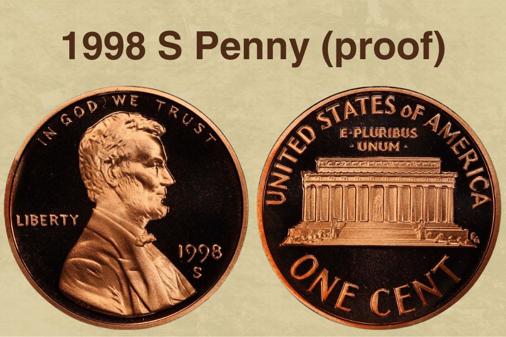 1998 S Penny Value (proof)