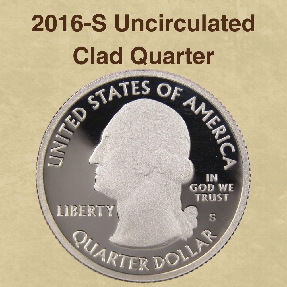 2016-S Uncirculated Clad Quarter Values