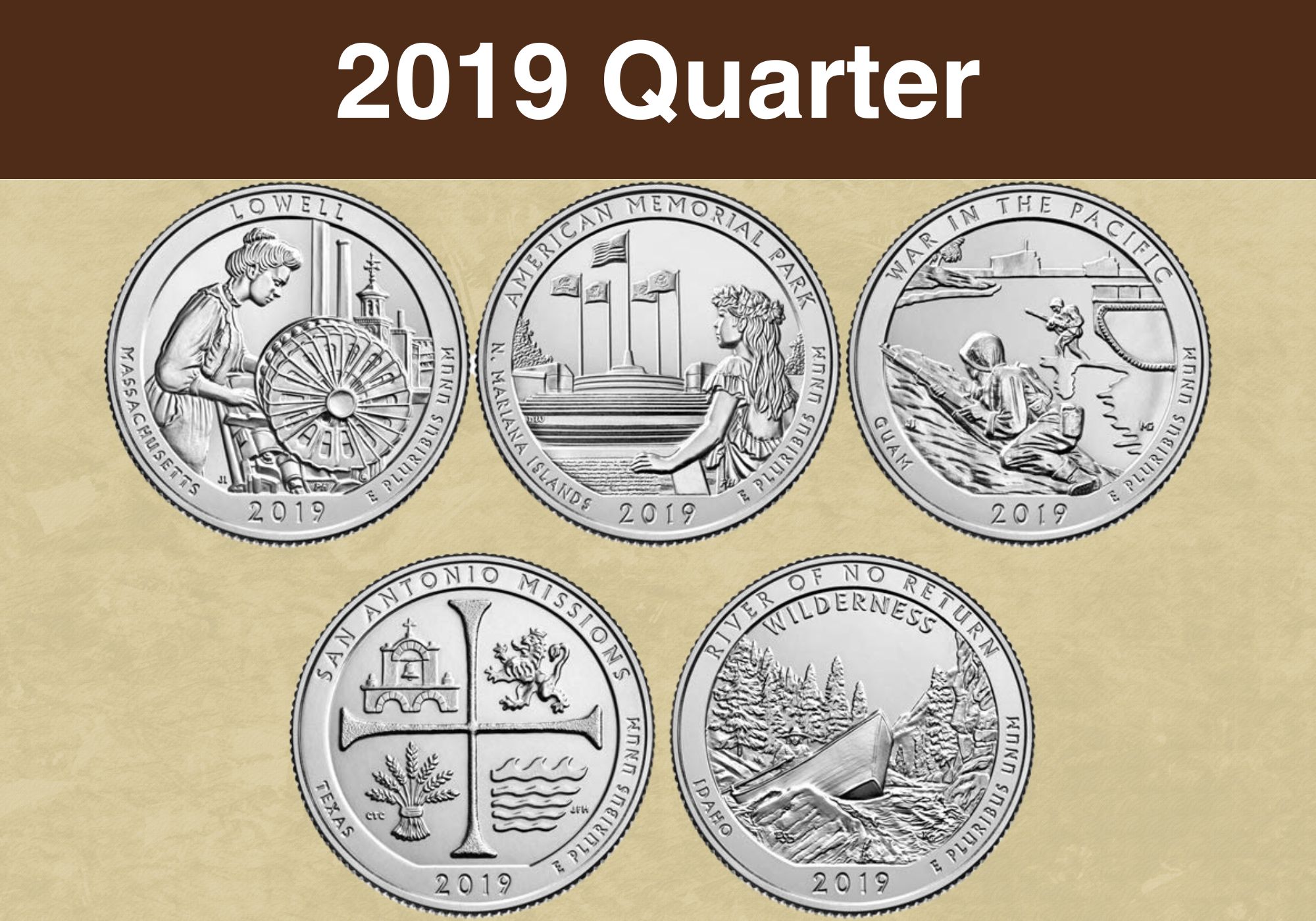 2019 Quarter Coin Value (Errors List, “D”, “S”, “W” & “P” Mint Mark Worth)