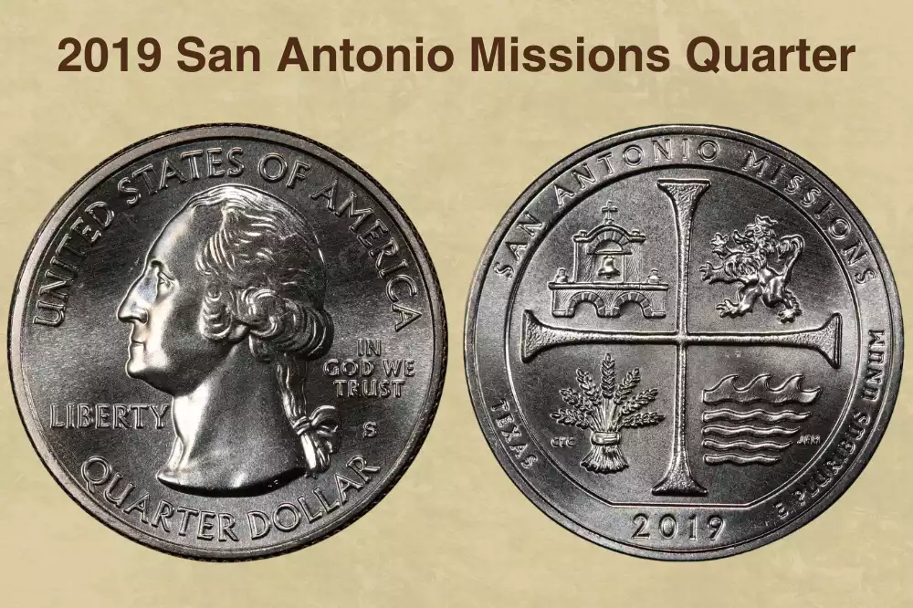 2019 San Antonio Missions Quarter Value