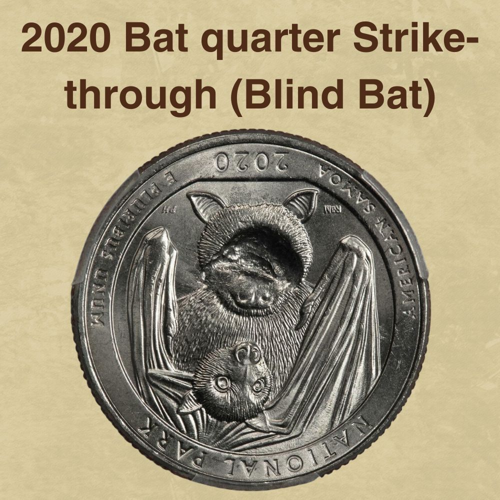 2020 Bat quarter Strike-through (Blind Bat)