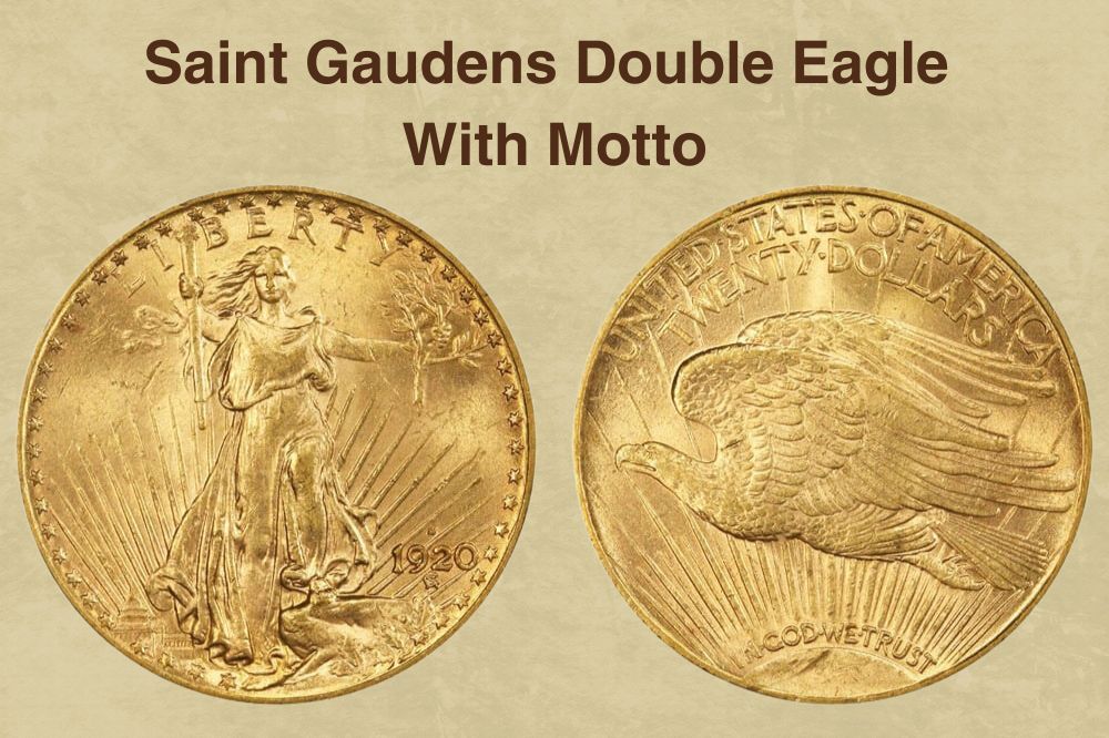 Saint Gaudens Double Eagle With Motto