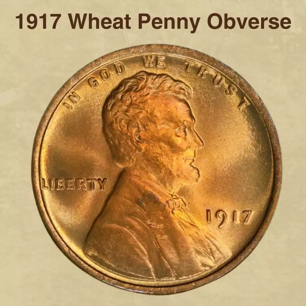 The Obverse Of The 1917 Wheat Penny
