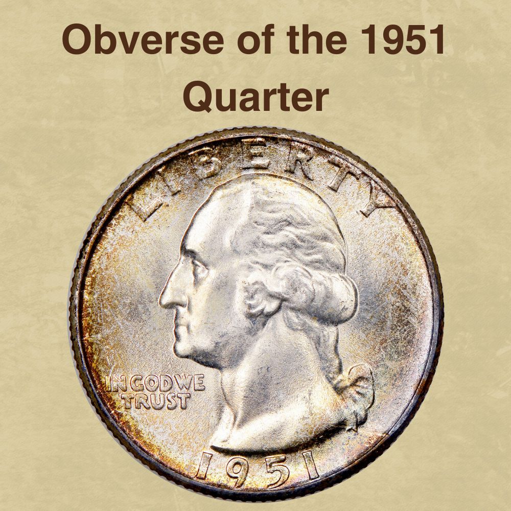 The Obverse of the 1951 Quarter