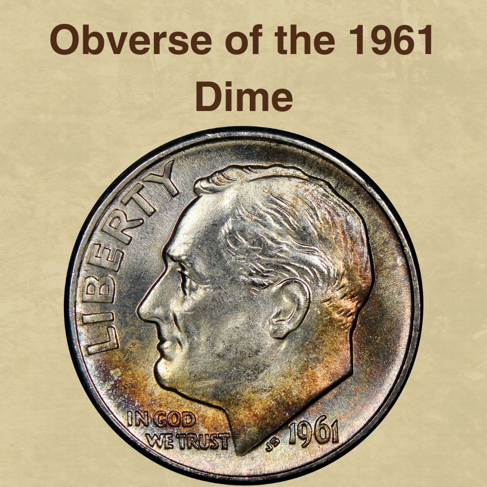 The Obverse of the 1961 Dime