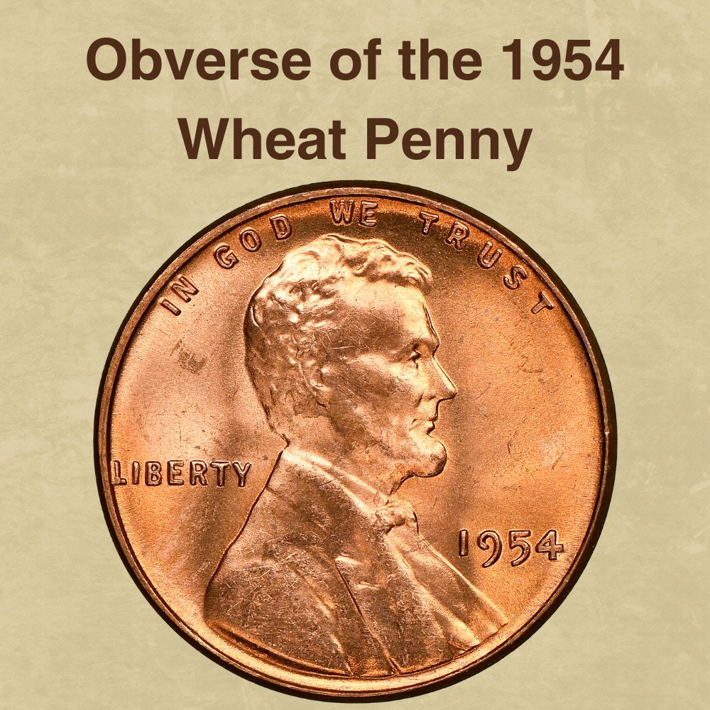 The obverse of the 1954 Wheat Penny