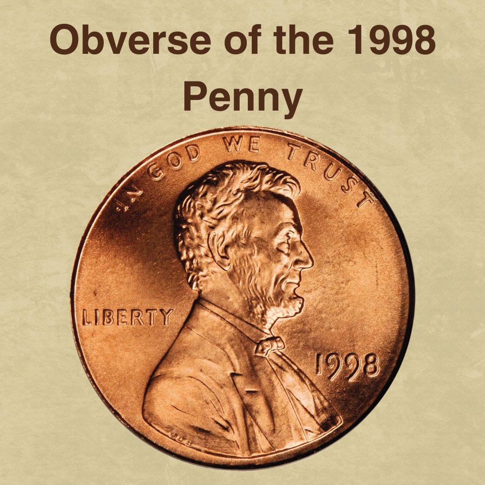 The obverse of the 1998 Penny