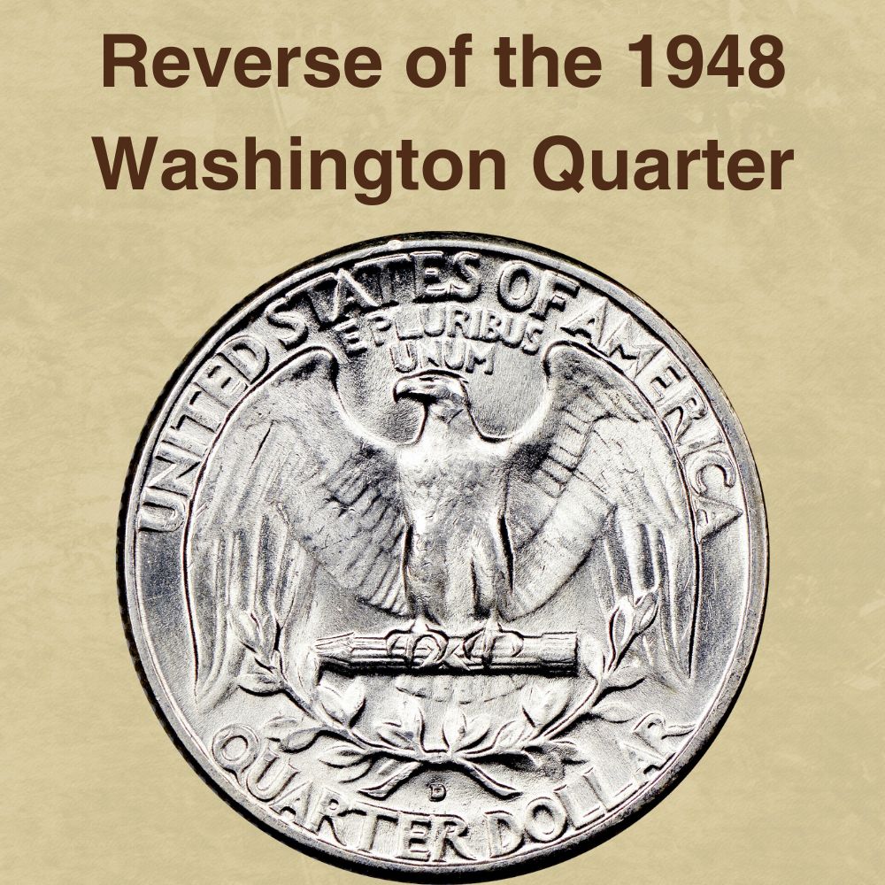 The reverse of the 1948 Washington Quarter