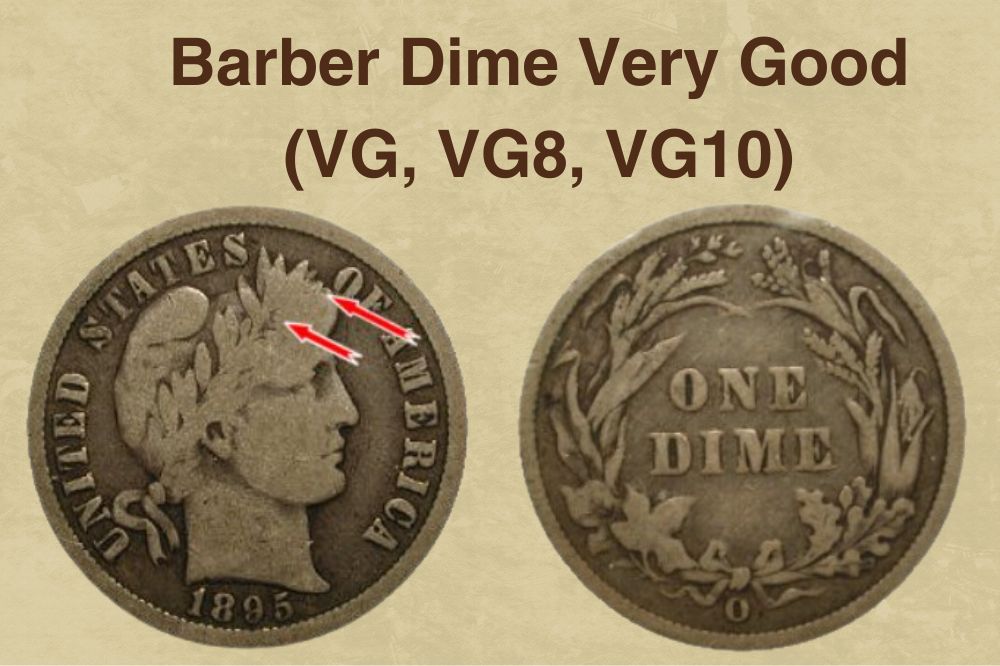 Barber Dime Very Good (VG, VG8, VG10)