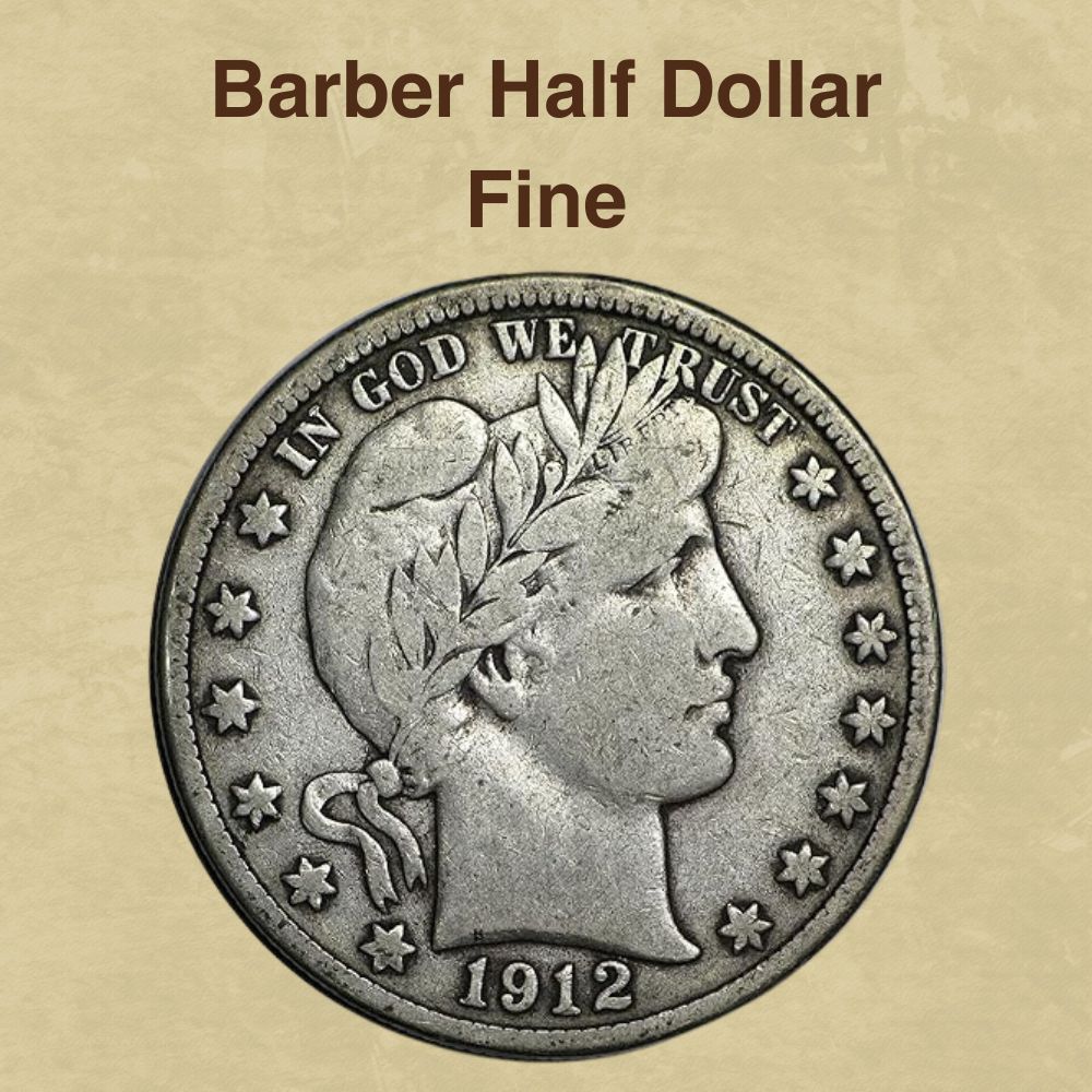 Barber Half Dollar Fine