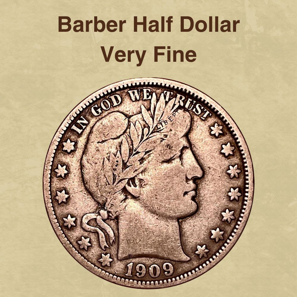 Barber Half Dollar Very Fine