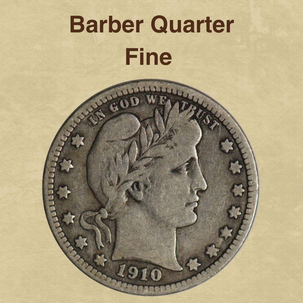 Barber Quarter Fine 