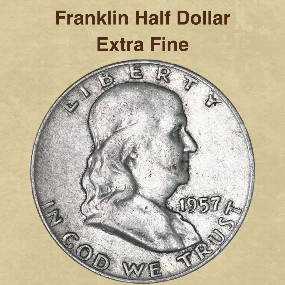 Franklin Half Dollar Extra Fine