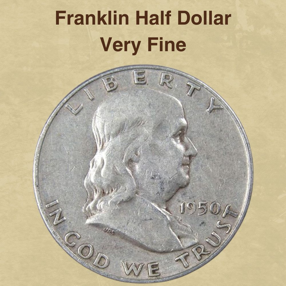 Franklin Half Dollar Very Fine
