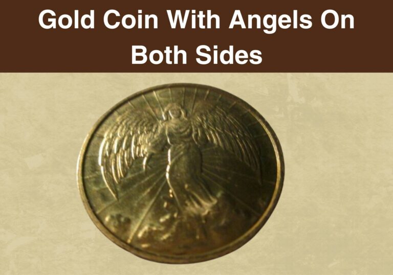 Gold Coin With Angels On Both Sides