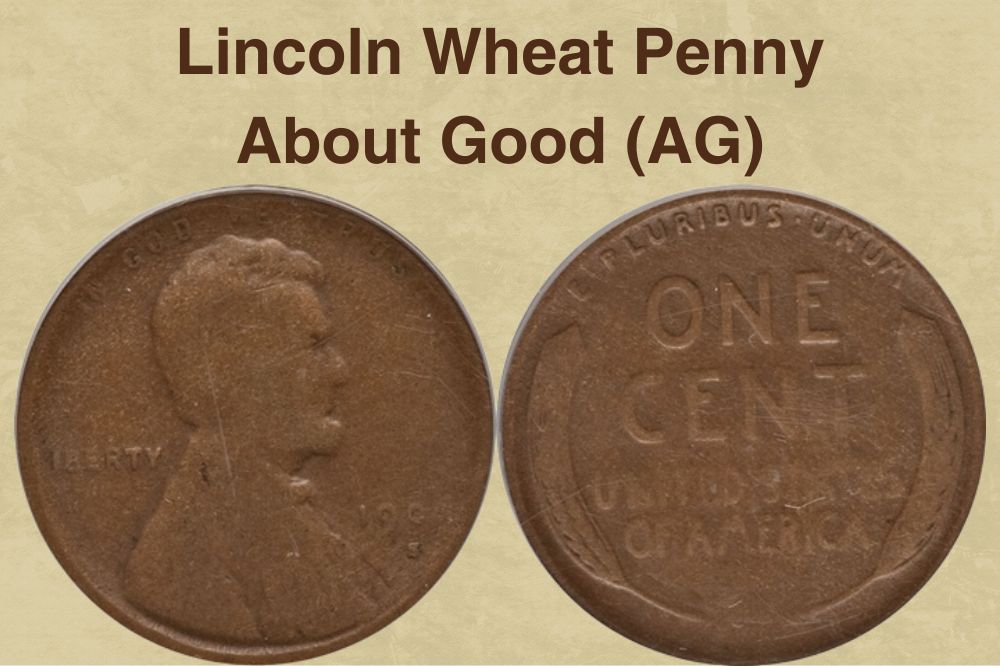 Lincoln Wheat Penny About Good (AG)