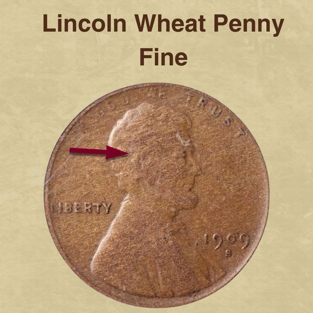 Lincoln Wheat Penny Fine