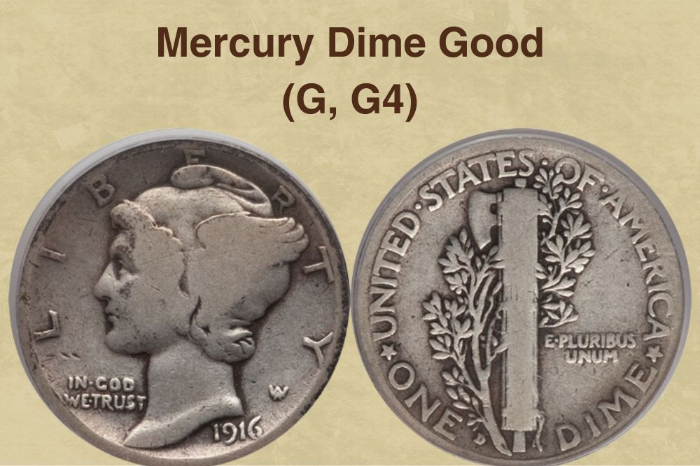 Mercury Dime Good (G, G4)