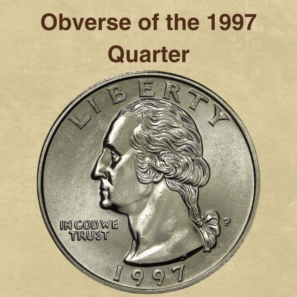 Obverse of the 1997 Quarter
