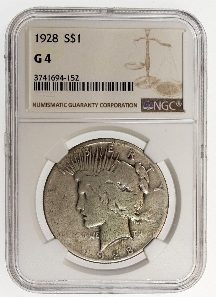 Peace Silver Dollar Good (G 4)