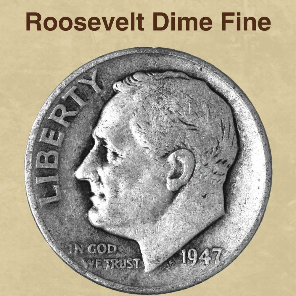 Roosevelt Dime Fine