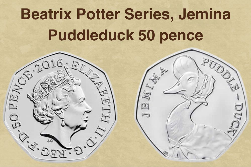 Beatrix Potter Series, Jemina Puddleduck 50 pence