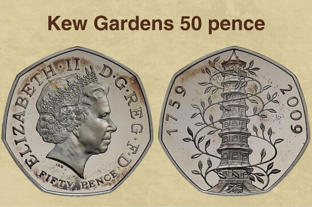 Kew Gardens 50 pence