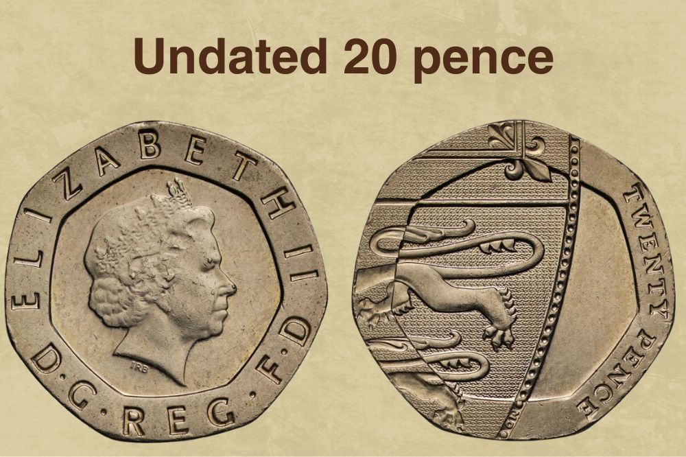 Undated 20 pence