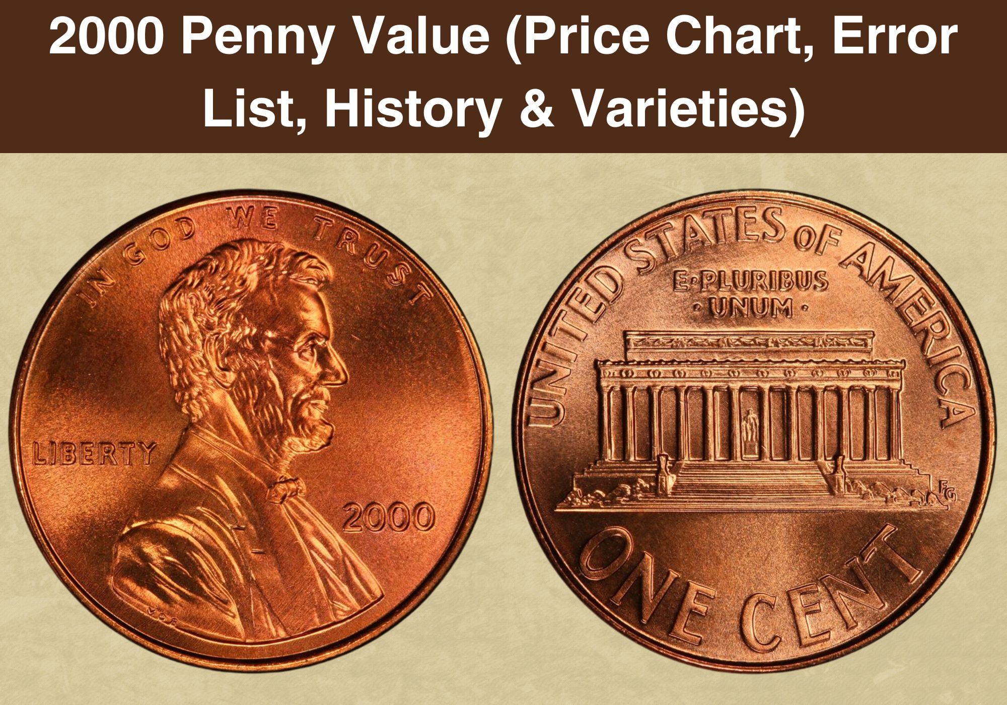 2000 Penny Coin Value (Errors List, “D”, “S” & No Mint Mark Worth)