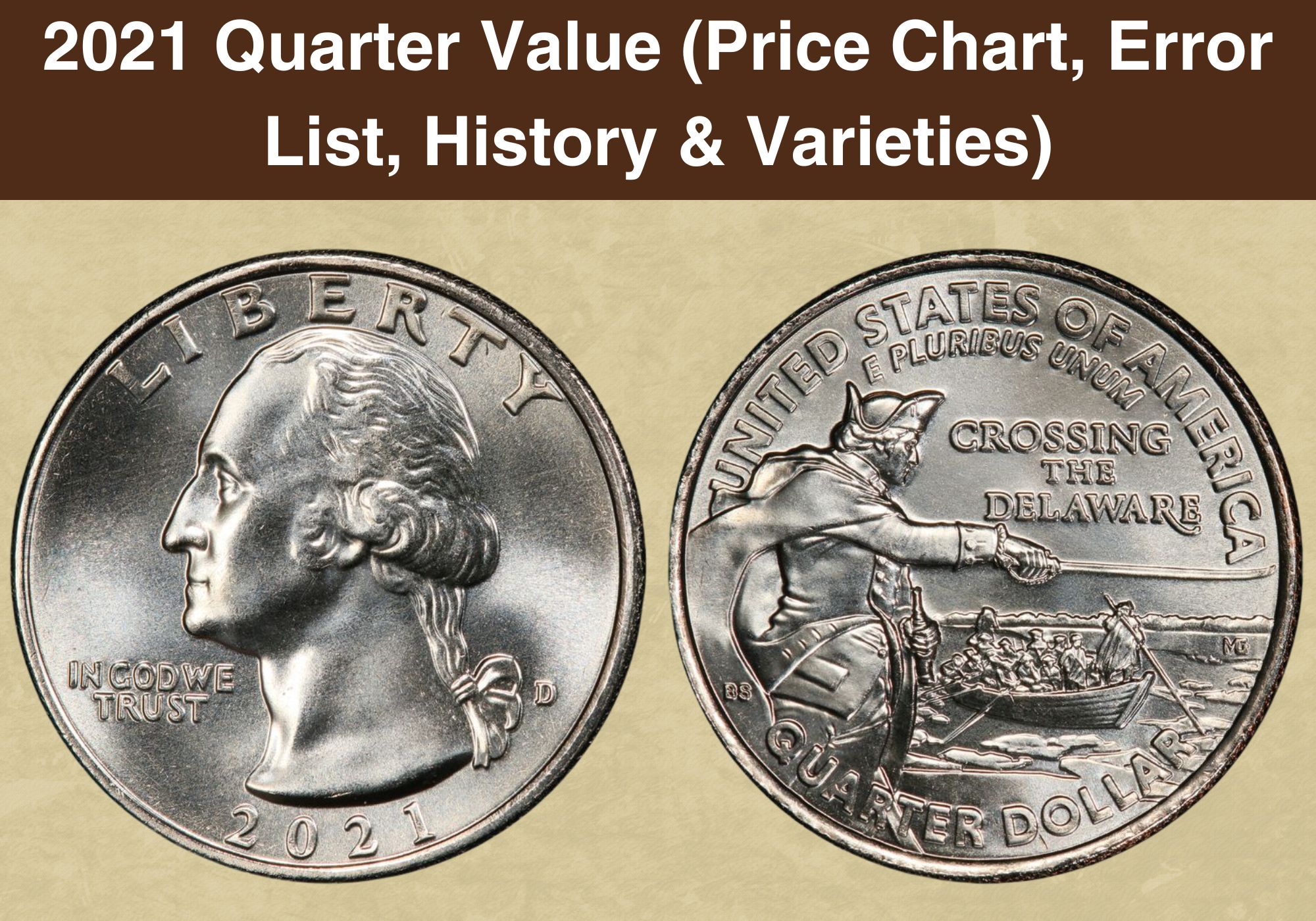 2021 Quarter Coin Value (Errors List, “D”, “S” & “P” Mint Mark Worth)