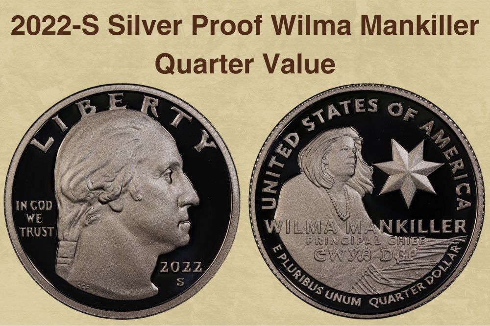 2022-S Silver Proof Wilma Mankiller Quarter Value
