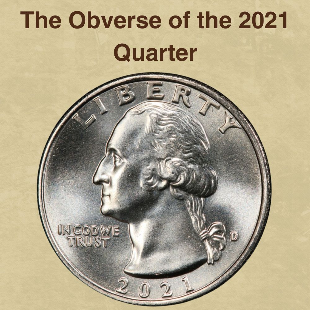 The Obverse of the 2021 Quarter