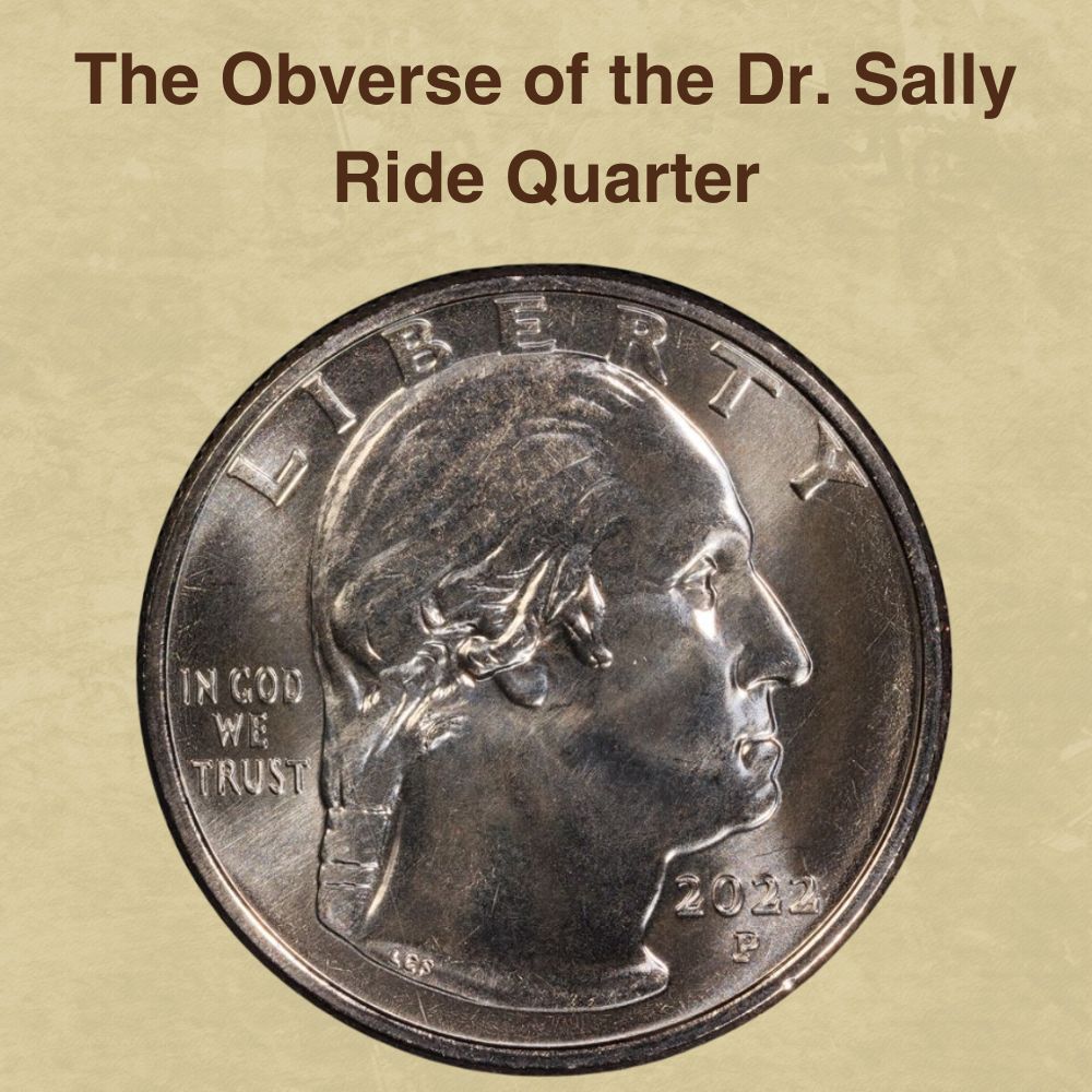 The Obverse of the Dr. Sally Ride Quarter