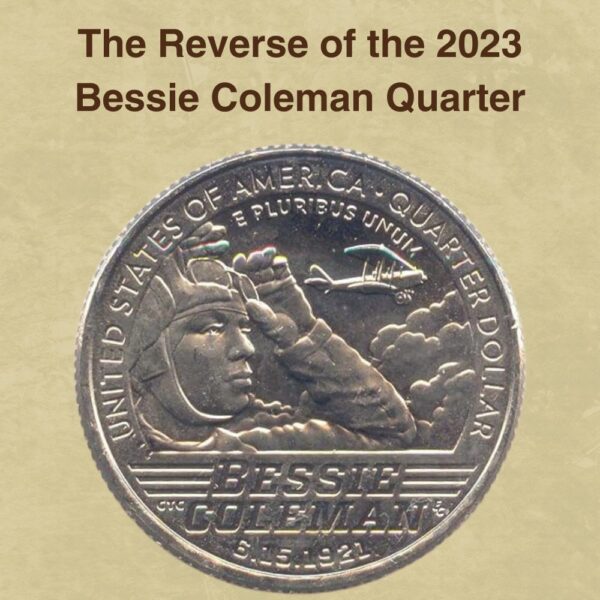 2025 Bessie Coleman Quarter Value Rasia Chrystal