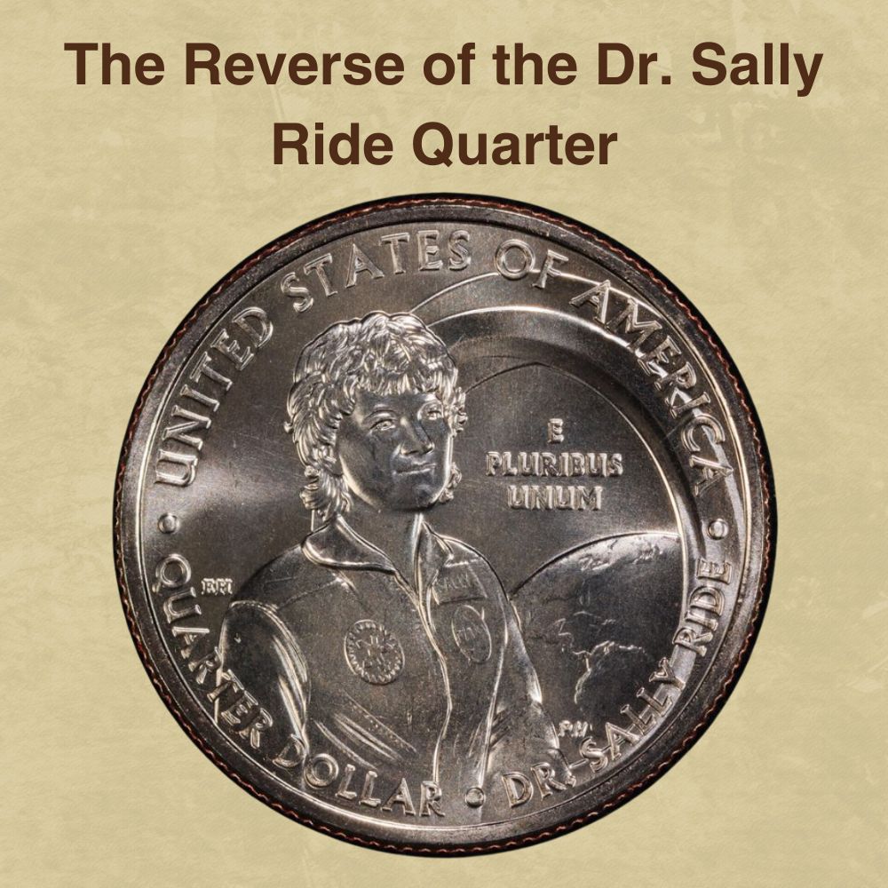 The Reverse of the Dr. Sally Ride Quarter