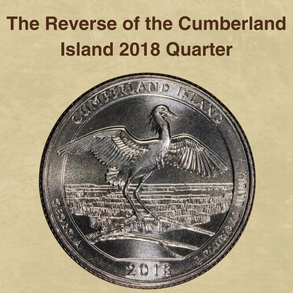 The Reverse of the Cumberland Island 2018 Quarter