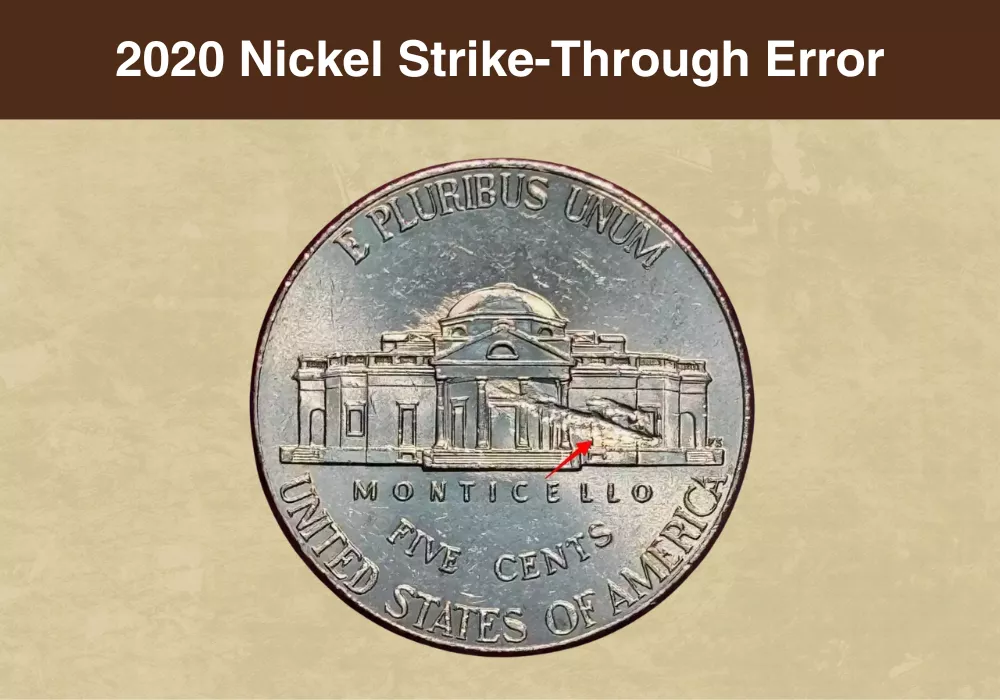 2020 Nickel Strike-Through Error
