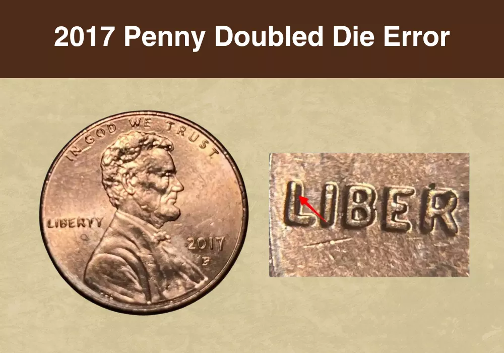 2017 Penny Doubled Die Error