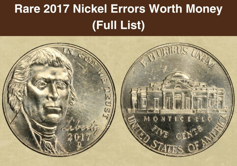 Rare 2017 Nickel Errors Worth Money (Full List)