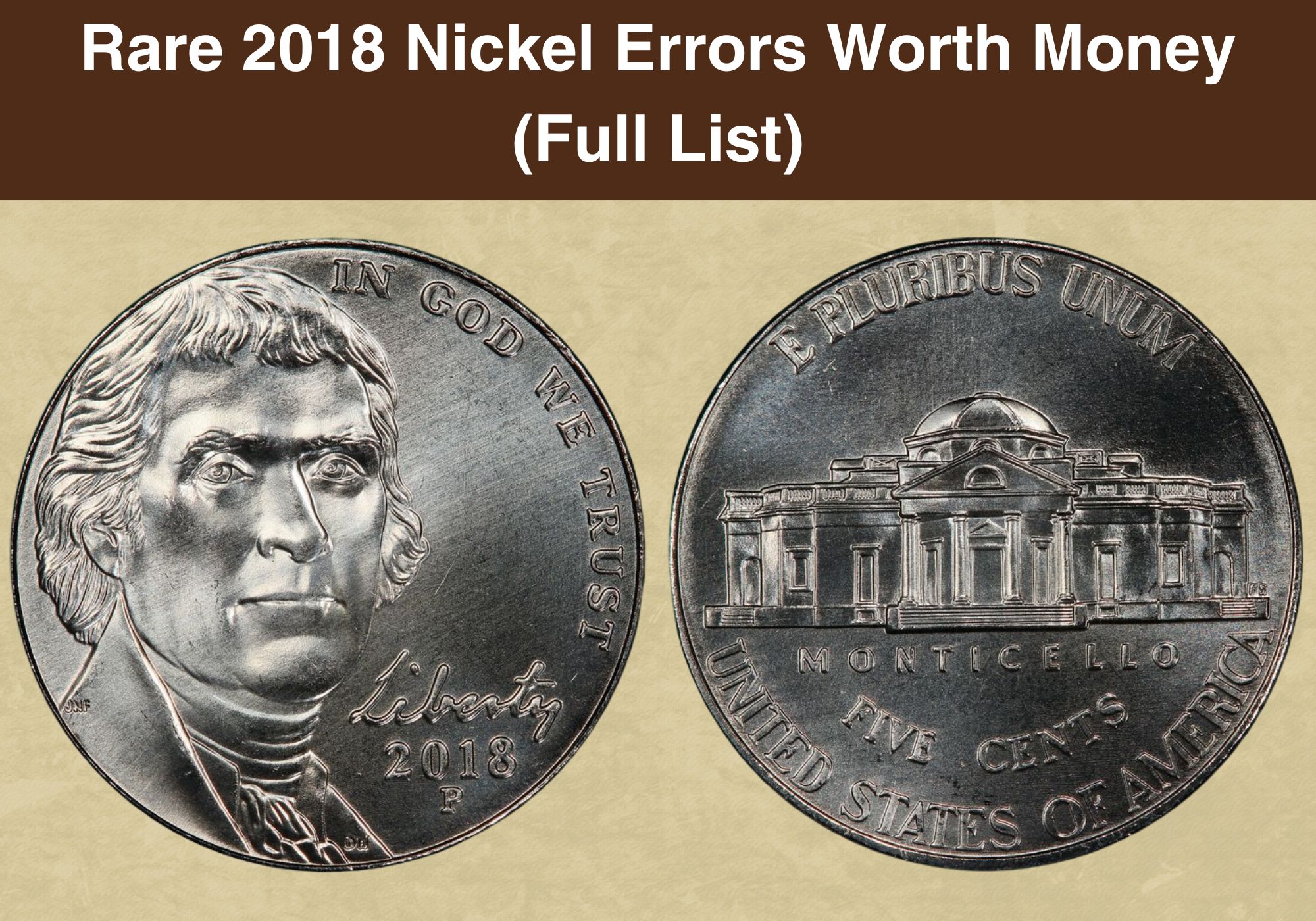 Rare 2018 Nickel Errors Worth Money (Full List)