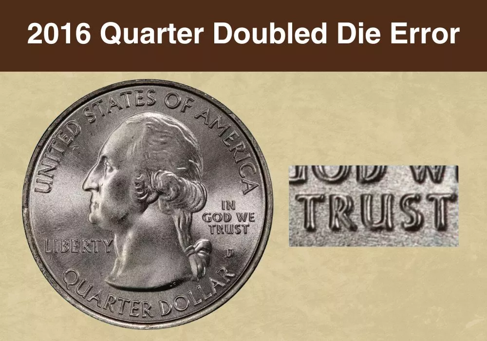 2016 Quarter Doubled Die Error