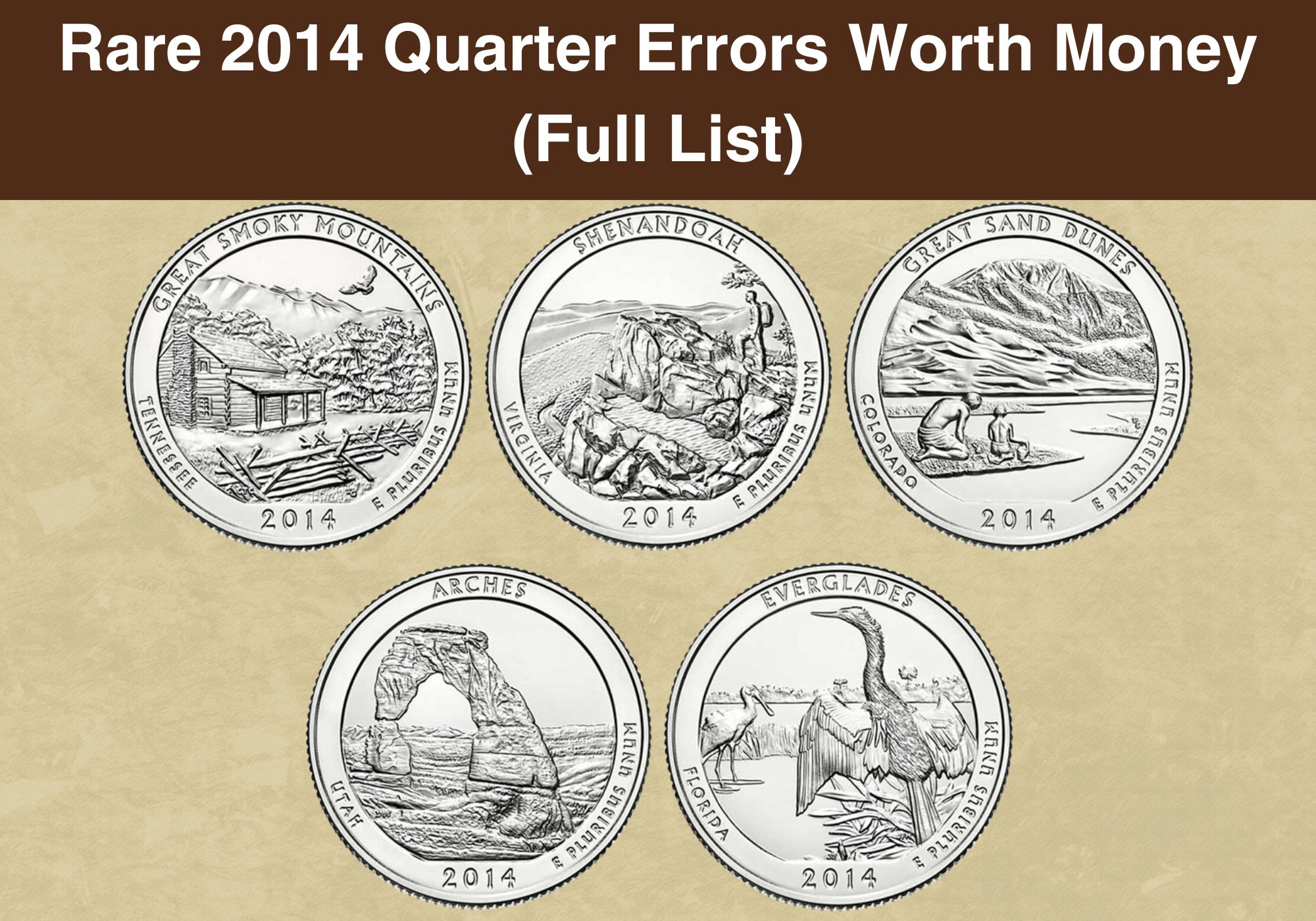 Rare 2014 Quarter Errors Worth Money (Full List)