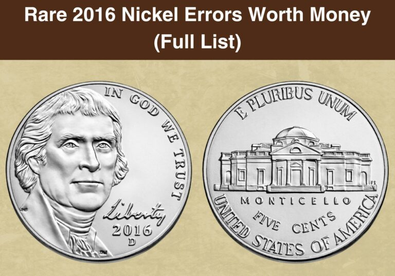 Rare 2016 Nickel Errors Worth Money (Full List)