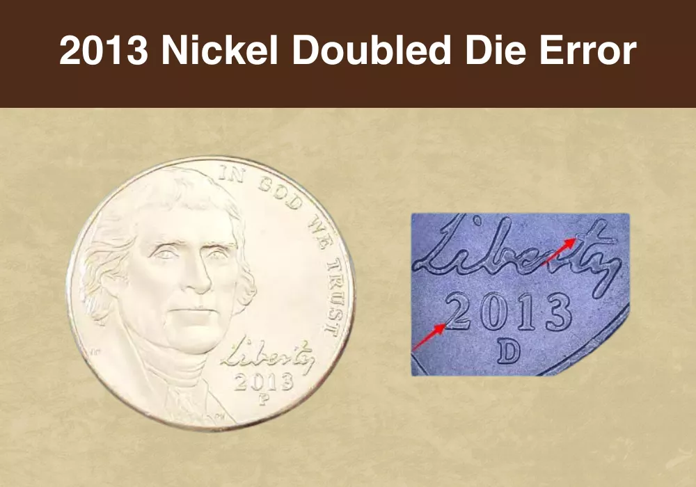 2013 Nickel Doubled Die Error