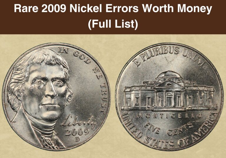 Rare 2009 Nickel Errors Worth Money (Full List)