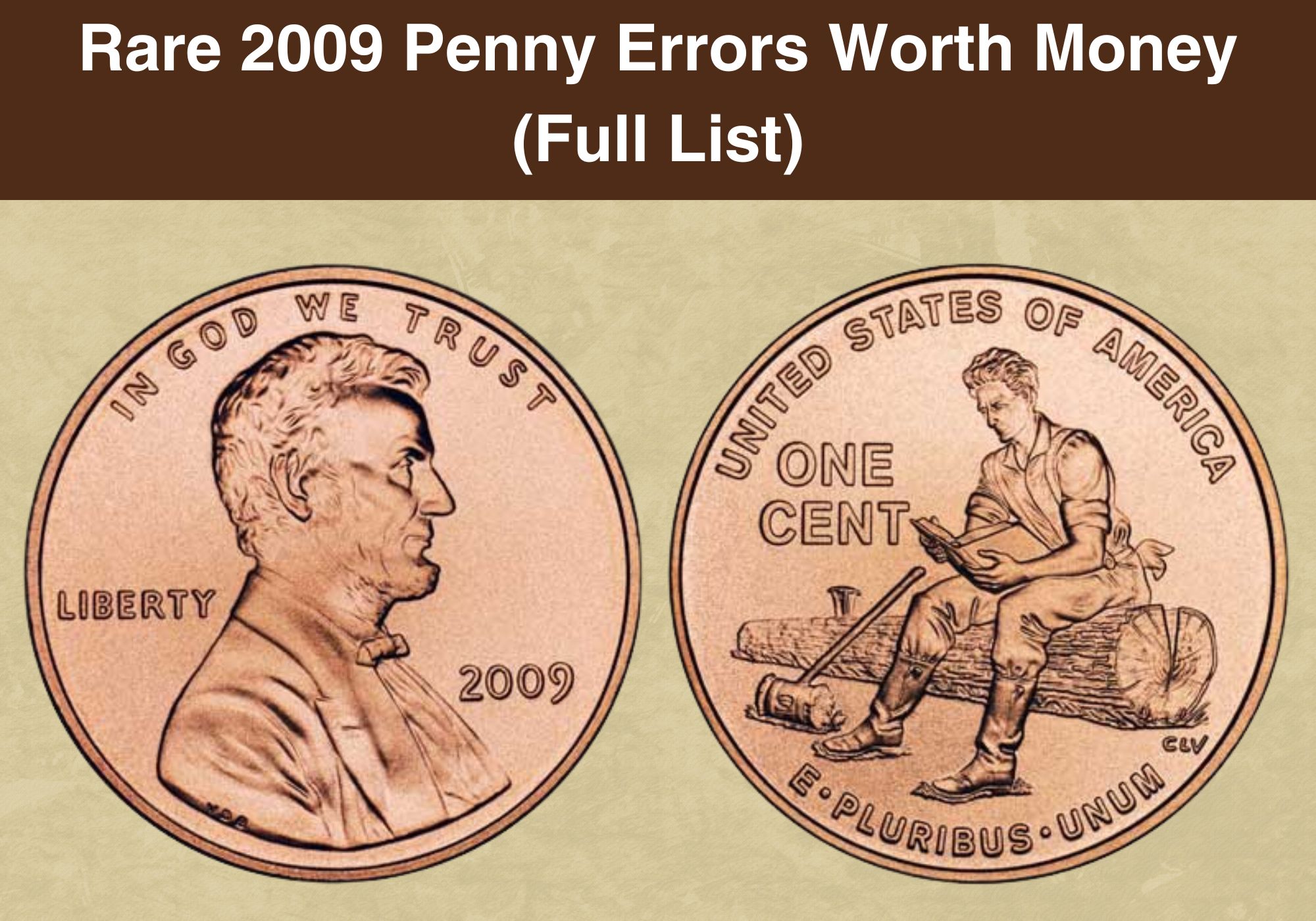Rare 2009 Penny Errors Worth Money (Full List)